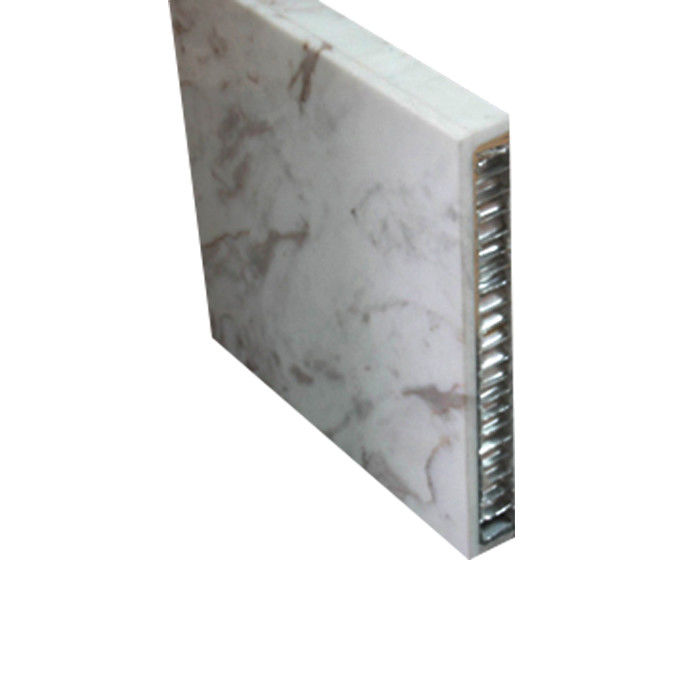 Bảng điều khiển bằng đá tổ ong bằng đá cẩm thạch tự nhiên Veneer nhôm để trang trí tường